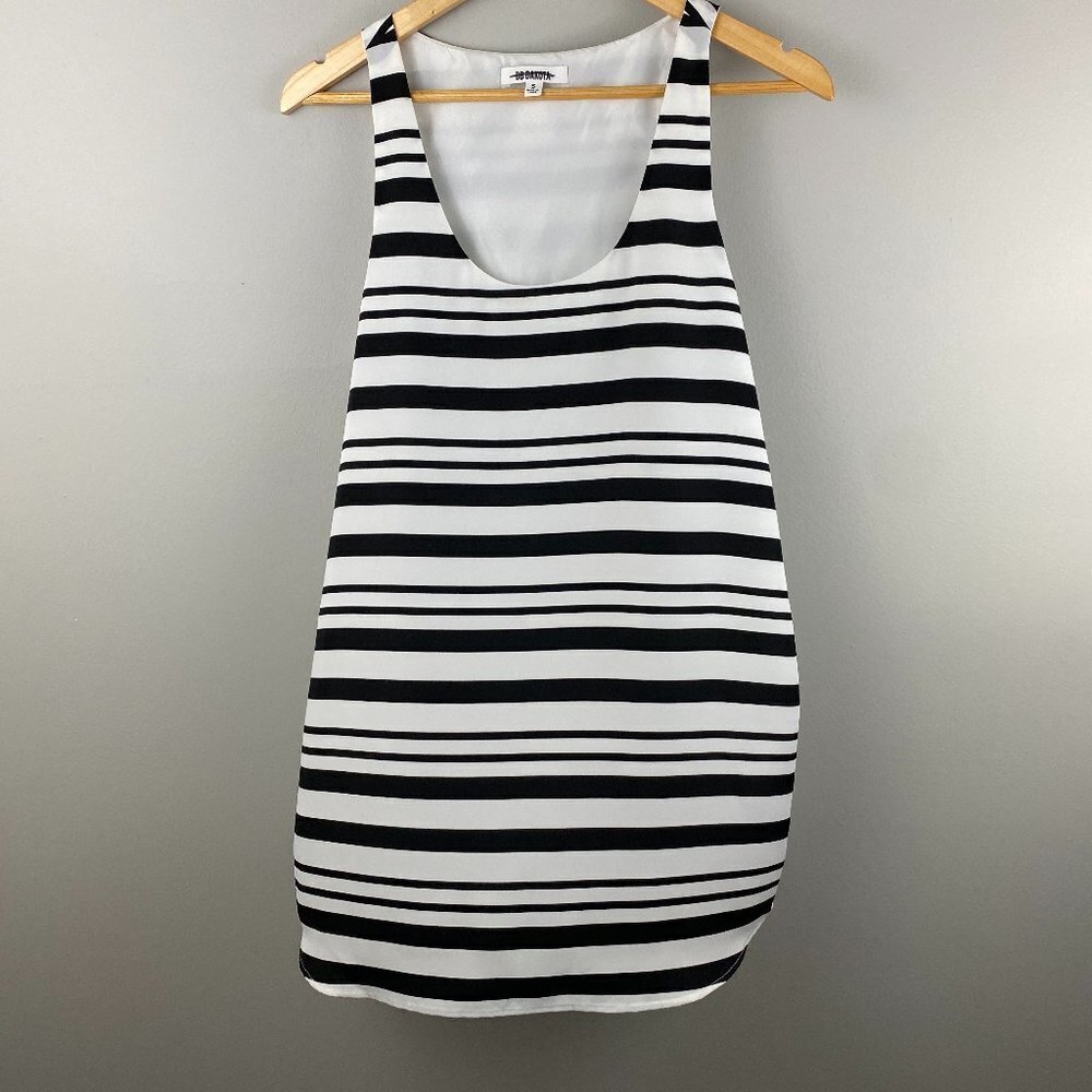 BBā Dakota Sleeveless Tunic Top Womens Small Striped Scoop Neck Y2K Dress